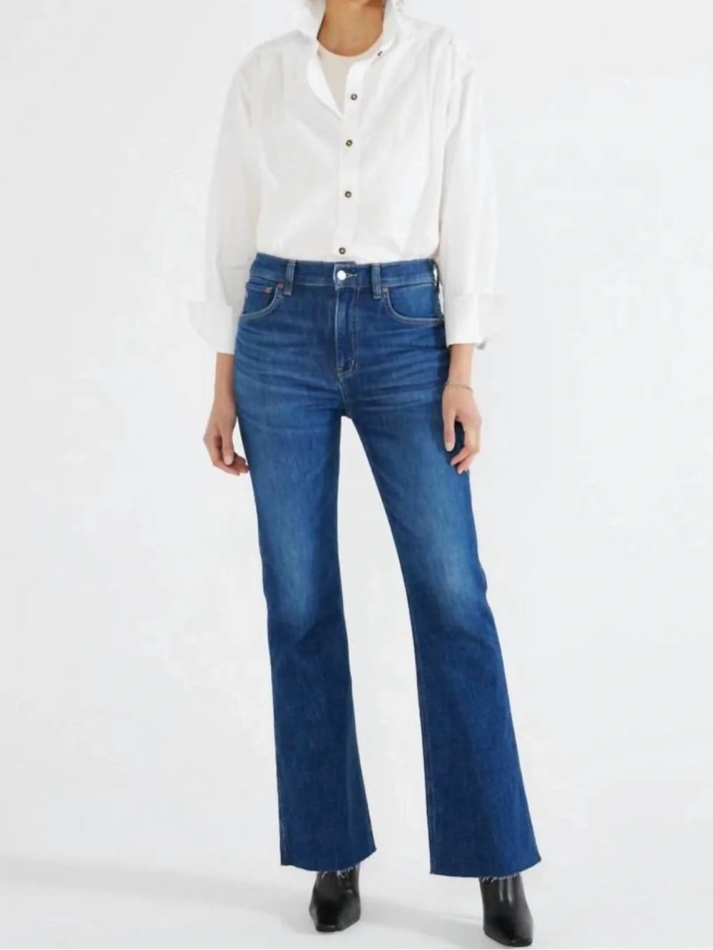 ETICA anya modern flare jean sz 29 blue high rise